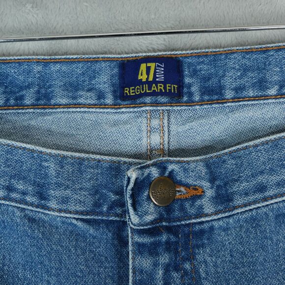 Wrangler Jeans Mens 40x30 Cowboy Cut Regular Fit Denim 47MWZSW Rodeo Work - Picture 3 of 10